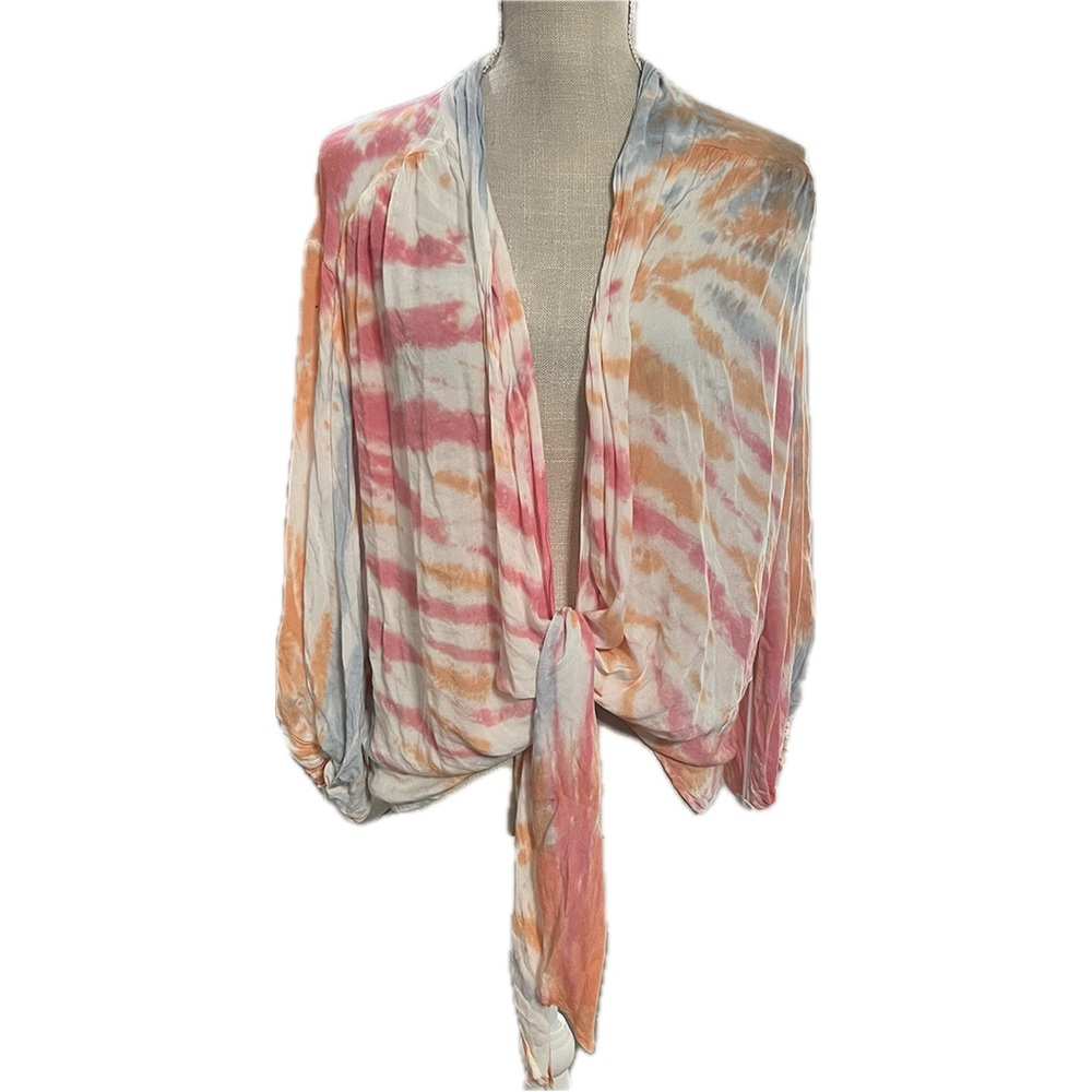 Young Fabulous & Broke Tie-Dye Kimono Top Size Small